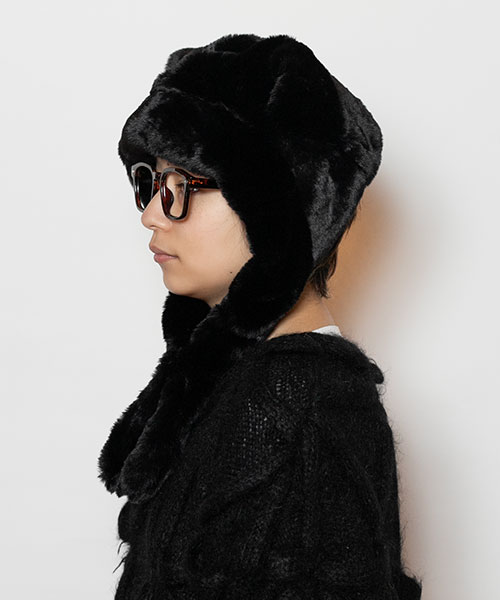 モデル頭囲：54cm 着用サイズ：ONESIZE