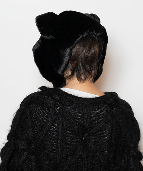 モデル頭囲：54cm 着用サイズ：ONESIZE