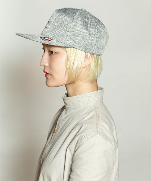 モデル頭囲：55cm 着用サイズ：ONESIZE