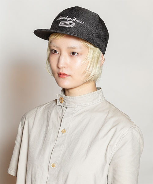 モデル頭囲：55cm 着用サイズ：ONESIZE