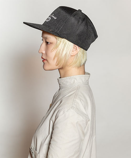 モデル頭囲：55cm 着用サイズ：ONESIZE
