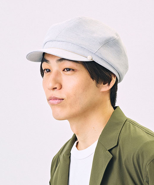モデル頭囲：58cm 着用サイズ：ONESIZE