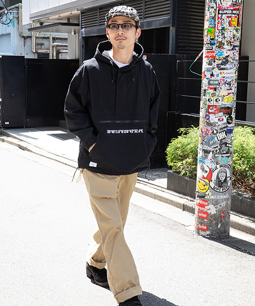 モデル頭囲：58.5cm 着用サイズ：ONESIZE