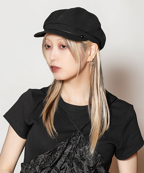モデル頭囲：58cm 着用サイズ：ONESIZE