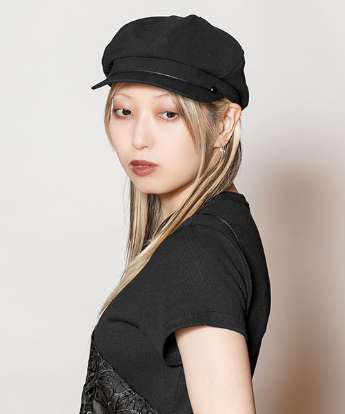モデル頭囲：58cm 着用サイズ：ONESIZE