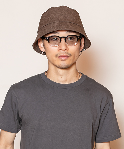 モデル頭囲：58.5cm 着用サイズ：Mサイズ
