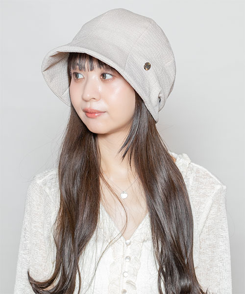 モデル頭囲：56 着用サイズ：ONESIZE
