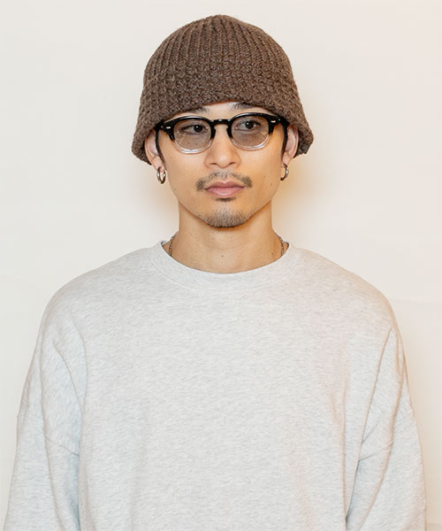 BROWN モデル頭囲：58.5cm