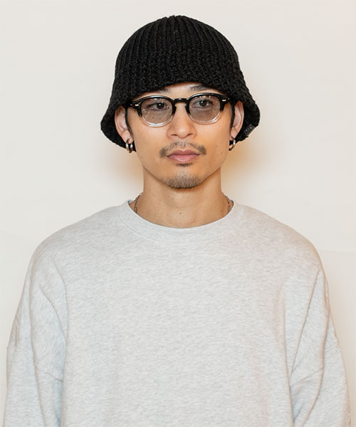 BLACK モデル頭囲：58.5cm