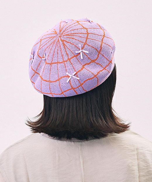 モデル頭囲：56cm 着用サイズ：ONESIZE