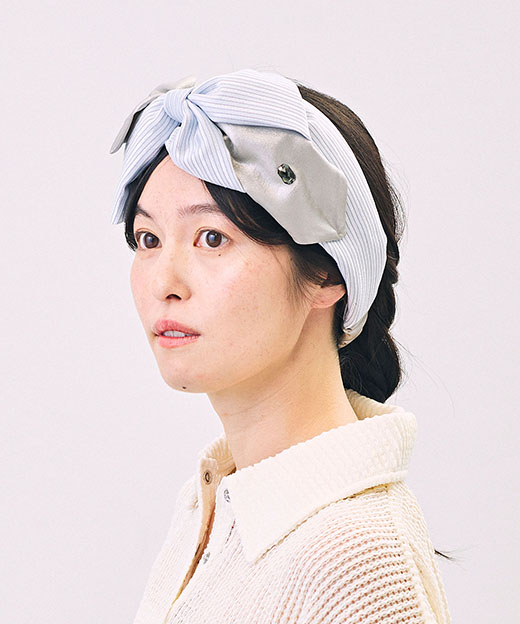 モデル頭囲：53cm 着用サイズ：ONESIZE