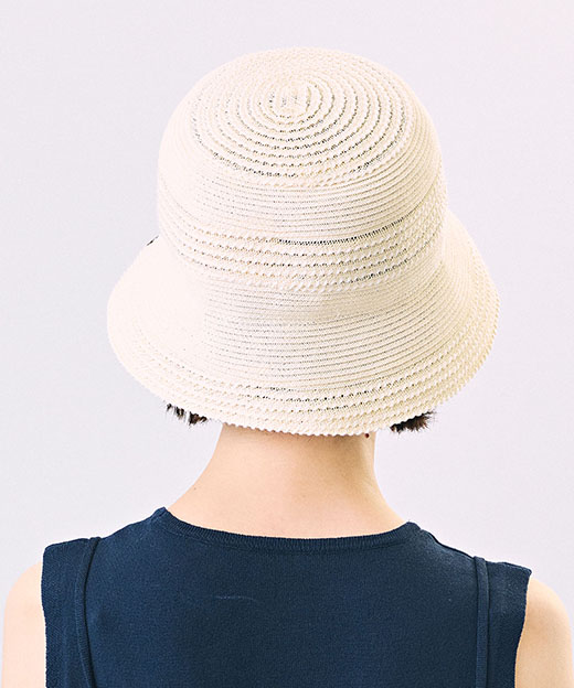 モデル頭囲：52cm 着用サイズ：ONESIZE