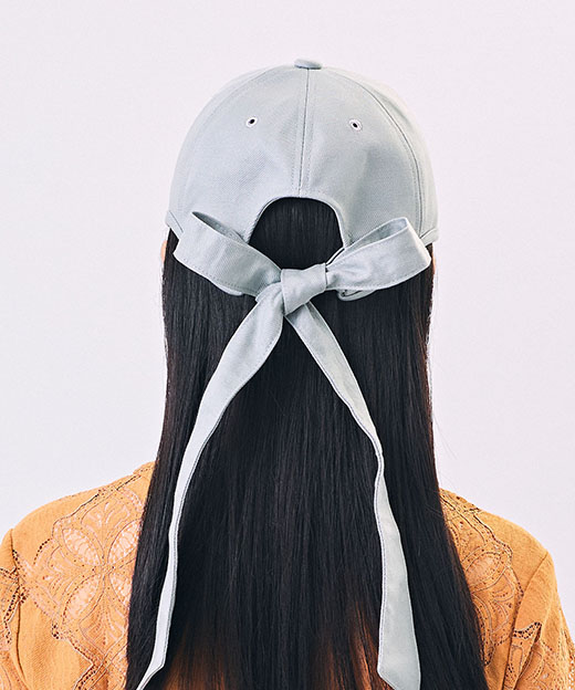 モデル頭囲：54cm 着用サイズ：ONESIZE