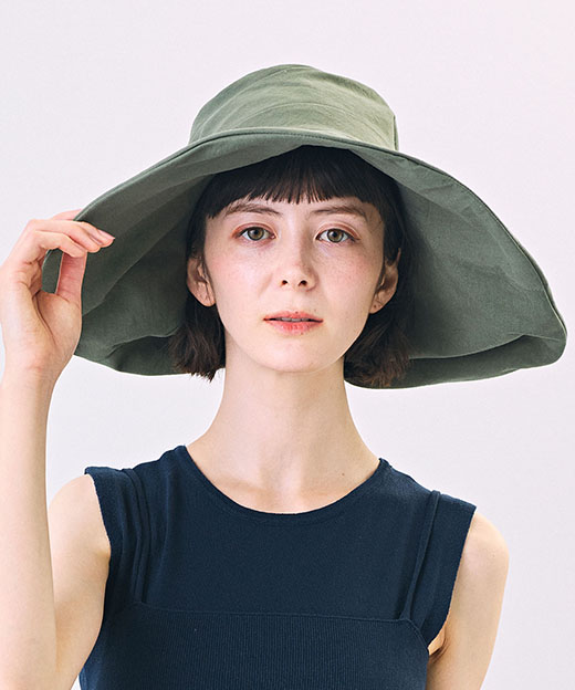 KHAKI　モデル頭囲：52cm
