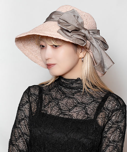 モデル頭囲：58cm 着用サイズ：ONESIZE