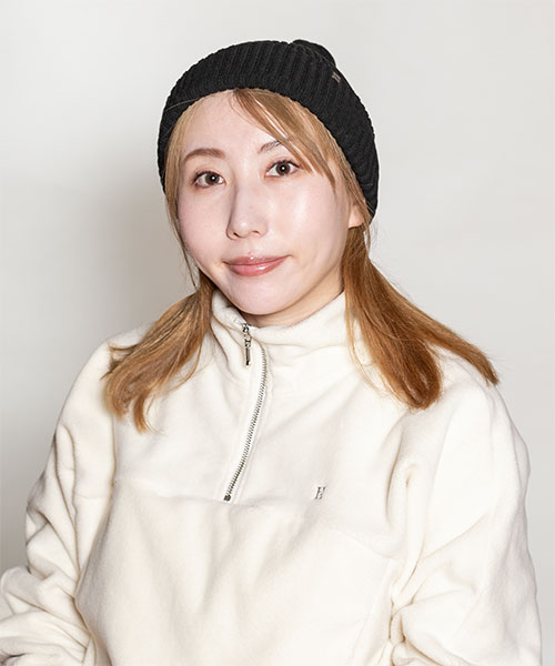 モデル頭囲：56cm 着用サイズ：ONESIZE
