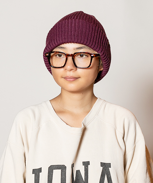 PURPLE モデル頭囲：54cm
