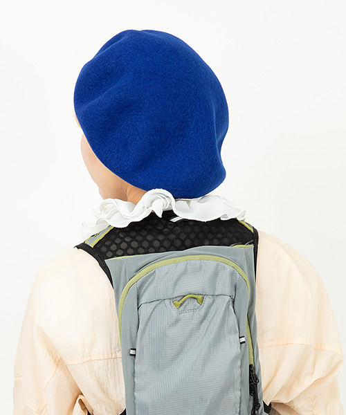 モデル頭囲：54.5cm 着用サイズ：ONESIZE