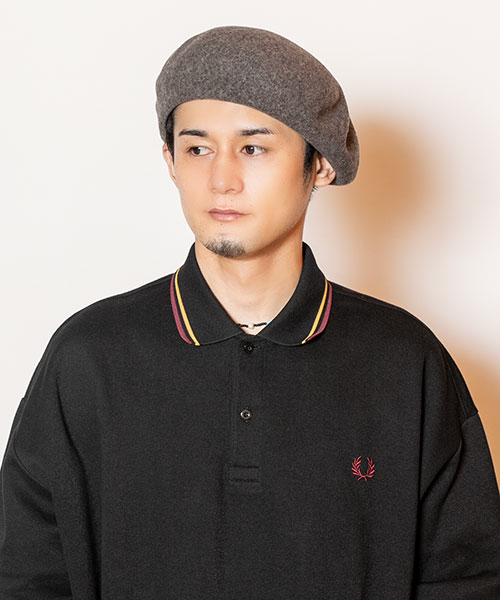 モデル頭囲：58cm 着用サイズ：ONESIZE
