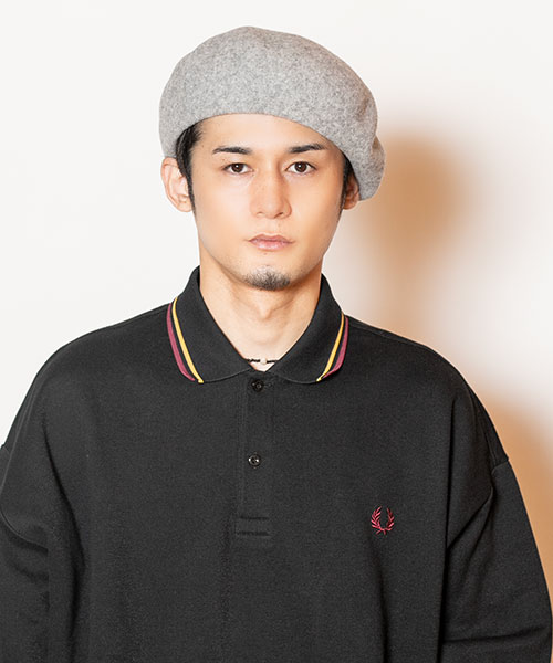 モデル頭囲：58cm 着用サイズ：ONESIZE