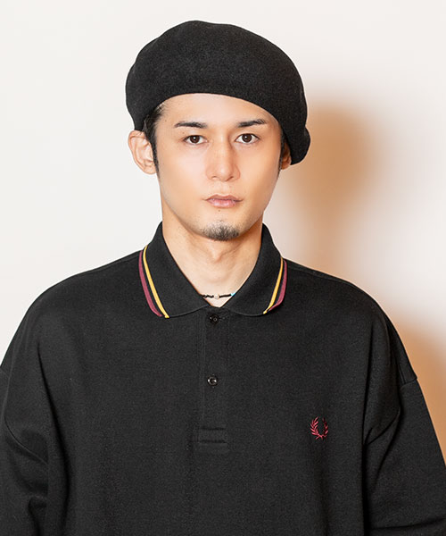 モデル頭囲：58cm 着用サイズ：ONESIZE