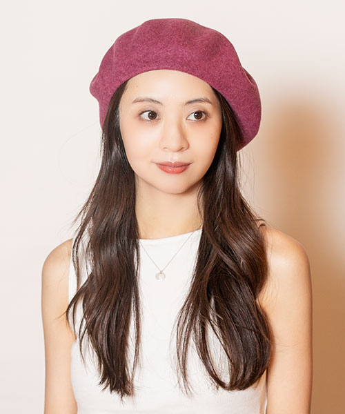 モデル頭囲：56cm 着用サイズ：ONESIZE