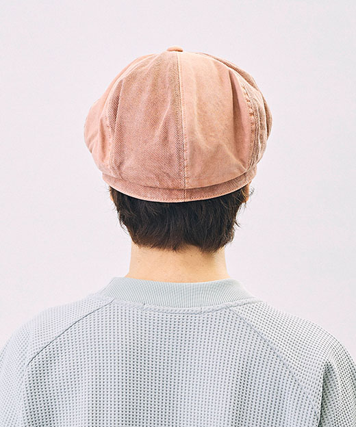 モデル頭囲：54.5cm 着用サイズ：ONESIZE