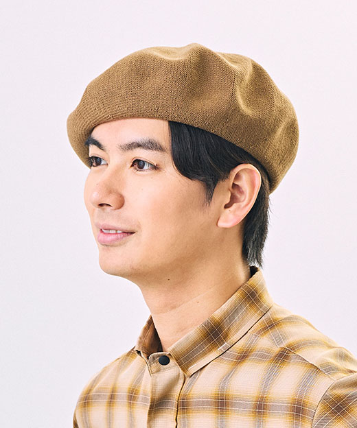 BROWN　モデル頭囲：58cm