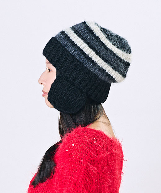 モデル頭囲：54cm 着用サイズ：ONESIZE