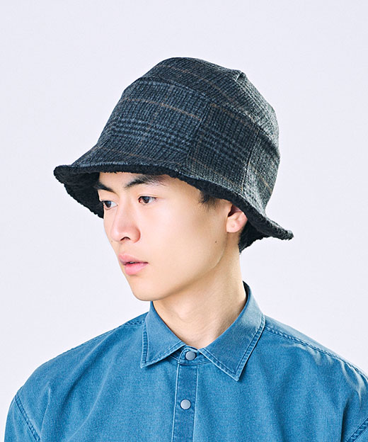 モデル頭囲：59cm 着用サイズ：ONESIZE