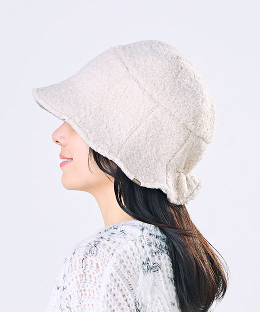 モデル頭囲：56cm 着用サイズ：ONESIZE