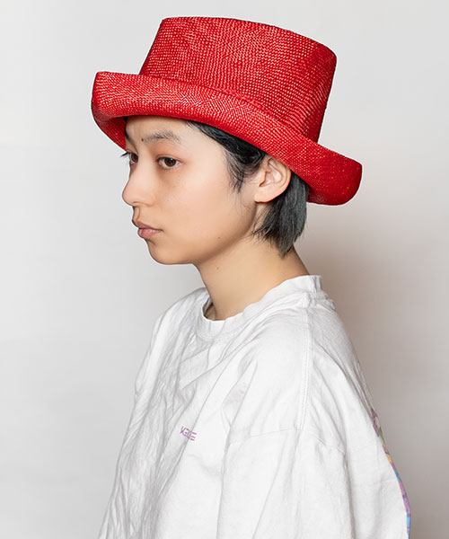 モデル頭囲：54cm 着用サイズ：ONESIZE
