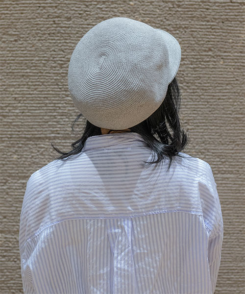 モデル頭囲：55cm 着用サイズ：ONESIZE