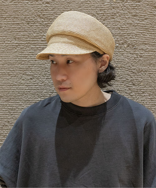 モデル頭囲：58cm 着用サイズ：ONESIZE