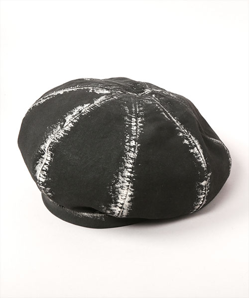 VINTAGE PAINTED BERET KHAKI ONESIZE