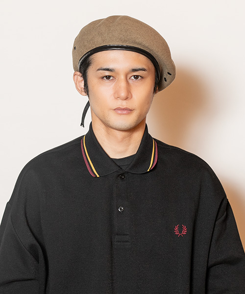 モデル頭囲：58cm 着用サイズ：ONESIZE
