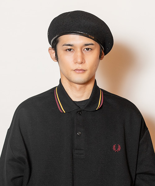 モデル頭囲：58cm 着用サイズ：ONESIZE