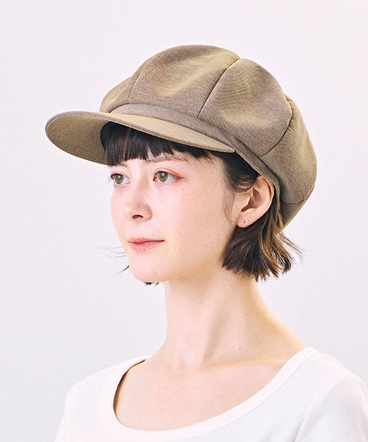 モデル頭囲：52cm 着用サイズ：ONESIZE