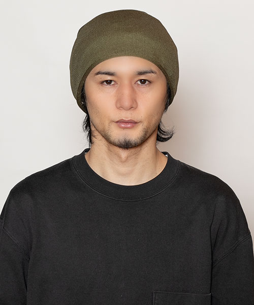 モデル頭囲：58cm 着用サイズ：ONESIZE