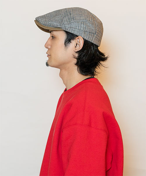 モデル頭囲：58cm 着用サイズ：ONESIZE