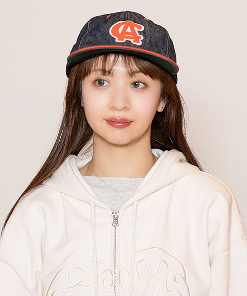 モデル頭囲：56cm 着用サイズ：ONESIZE