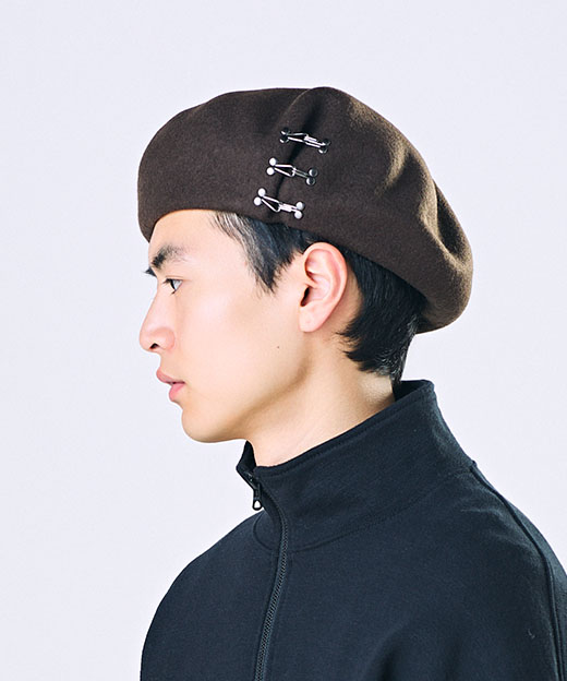 モデル頭囲：59cm 着用サイズ：ONESIZE
