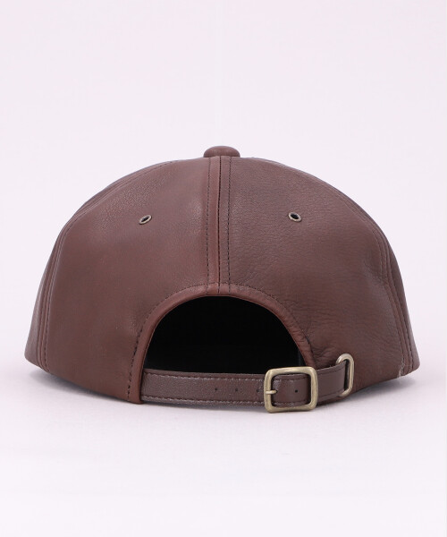 W COW LEATHER CAP BLACK ONESIZE