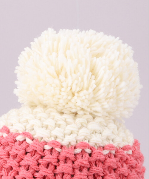 HAND KNITTED EARFLAP WATCH RED ONESIZE