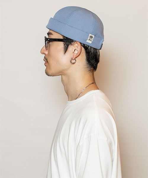 モデル頭囲：58.5cm 着用サイズ：ONESIZE