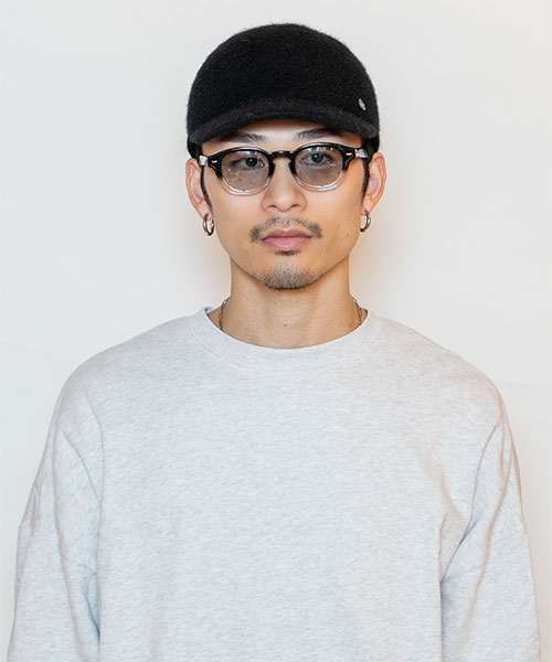 BLACK モデル頭囲：58.5cm