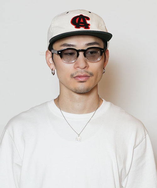 モデル頭囲：58.5cm 着用サイズ：ONESIZE