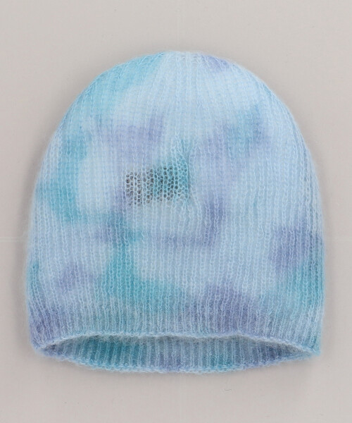 CF TIE DYE MOHAIR BEANIE BLACK ONESIZE