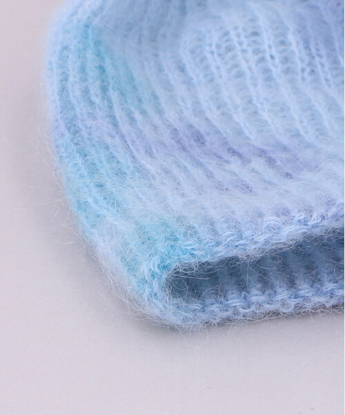 CF TIE DYE MOHAIR BEANIE BLACK ONESIZE