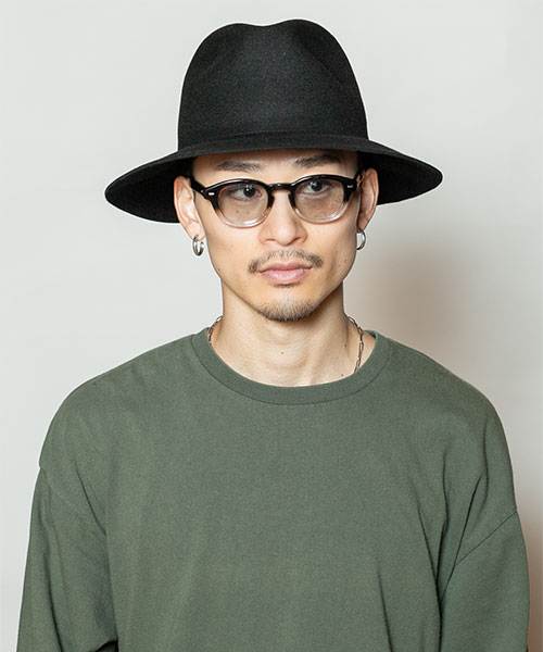 BLACK モデル頭囲：58.5cm 着用サイズ：59
